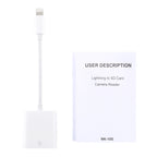 NK105 8 Pin to SD Card Camera Reader Adapter, Compatible with IOS 9.1 and Above Systems — view 4