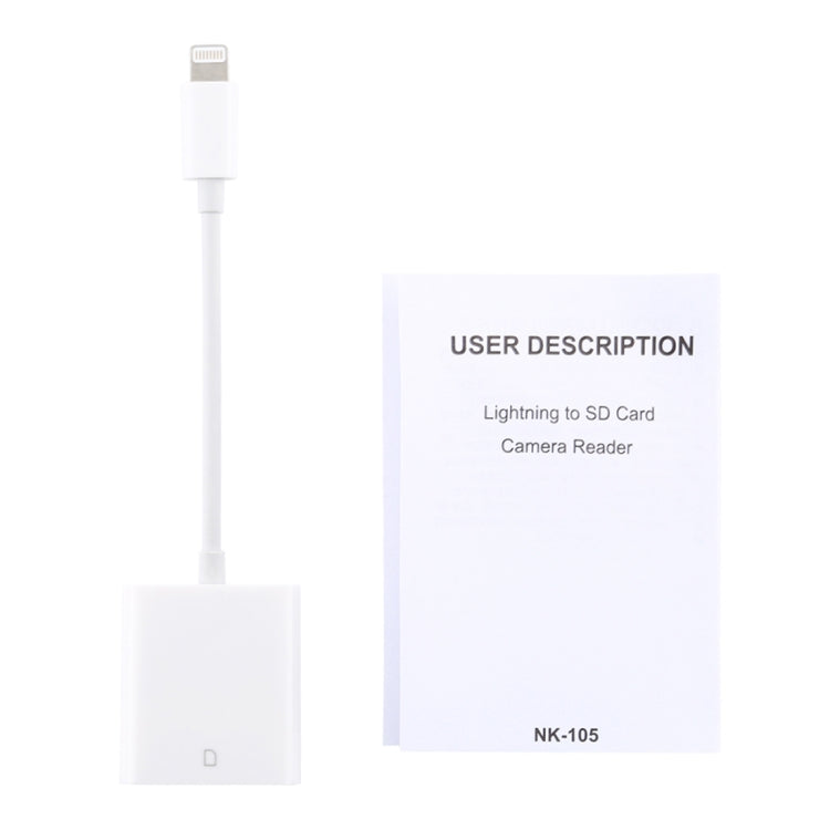 NK105 8 Pin to SD Card Camera Reader Adapter, Compatible with IOS 9.1 and Above Systems — view 4