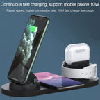 6 in 1 10W Qi Standard Wireless Charger Stand — view 5