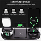 6 in 1 10W Qi Standard Wireless Charger Stand — view 7