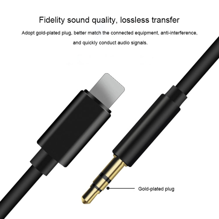 8 Pin to 3.5mm AUX Audio Adapter Cable, Length: 1m — view 4