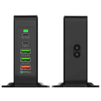 F88 3 x USB + 2 x USB-C / Type-C Ports QC3.0 Desktop Charger — view 3