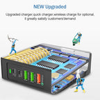F88 3 x USB + 2 x USB-C / Type-C Ports QC3.0 Desktop Charger — view 6