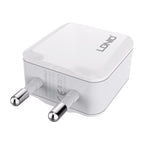 LDNIO A2201 2.4A Dual USB Charging Head Travel Direct Charge Mobile Phone Adapter Charger With Type-C Data Cable — Type-C