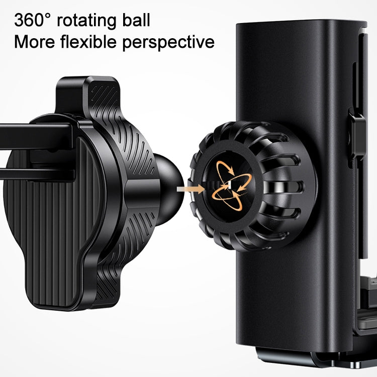 USAMS US-ZJ058 Retractable Gravity Car Holder for 4.7 - 7 inch Smartphones — view 4