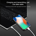 AWEI CL-68 3A Type-C / USB-C to 8 Pin PD Fast Charging Data Cable, Length: 1m — view 11