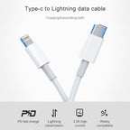 AWEI CL-68 3A Type-C / USB-C to 8 Pin PD Fast Charging Data Cable, Length: 1m — view 5