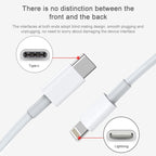 AWEI CL-68 3A Type-C / USB-C to 8 Pin PD Fast Charging Data Cable, Length: 1m — view 8