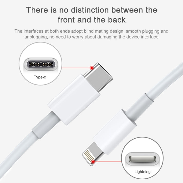 AWEI CL-68 3A Type-C / USB-C to 8 Pin PD Fast Charging Data Cable, Length: 1m — view 8