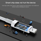 AWEI CL-68 3A Type-C / USB-C to 8 Pin PD Fast Charging Data Cable, Length: 1m — view 10