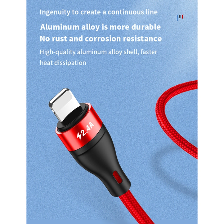 40W 5A USB to Micro USB + USB-C / Type-C + 8 Pin Fast Charging Data Cable, Cable Length: 1.2m — view 7