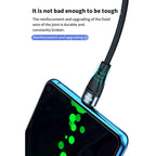 40W 5A USB to Micro USB + USB-C / Type-C + 8 Pin Fast Charging Data Cable, Cable Length: 1.2m — view 10