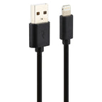 LZ-728 2 in 1 18W QC 3.0 USB Interface Travel Charger + USB to 8 Pin Data Cable Set, EU Plug, Cable Length: 1m — White