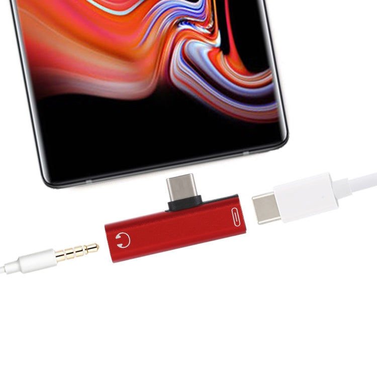 2 in 1 USB-C / Type-C Male to USB-C / Type-C Female 3.5mm Jack Charging Listening Adapter — view 7