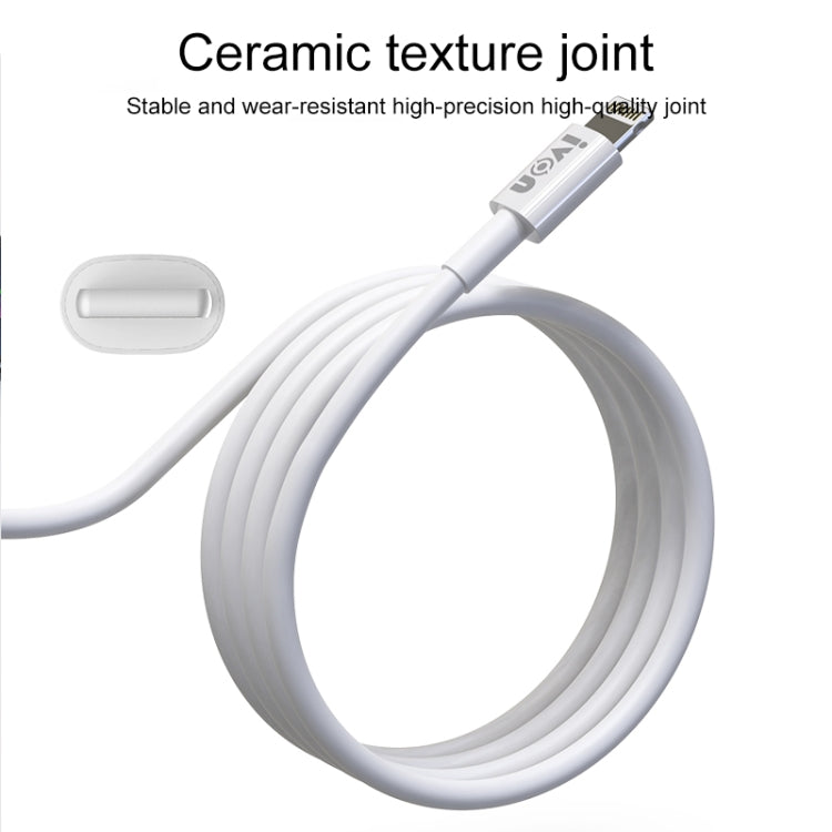 IVON CA70 Type-C / USB-C Fast Charging Data Cable, Length: 2m, Type-C, Length: 2m