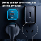WK WP-U149 20W USB+USB-C/Type-C Dual Port Transparent Charger, Specifications: US Plug — view 6
