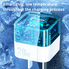 WK WP-U149 20W USB+USB-C/Type-C Dual Port Transparent Charger, Specifications: US Plug — view 7