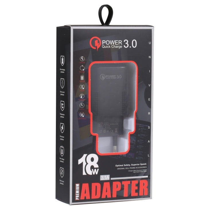 LZ-2117 18W QC3.0 3.1A USB Fast Charger, EU Plug — view 5