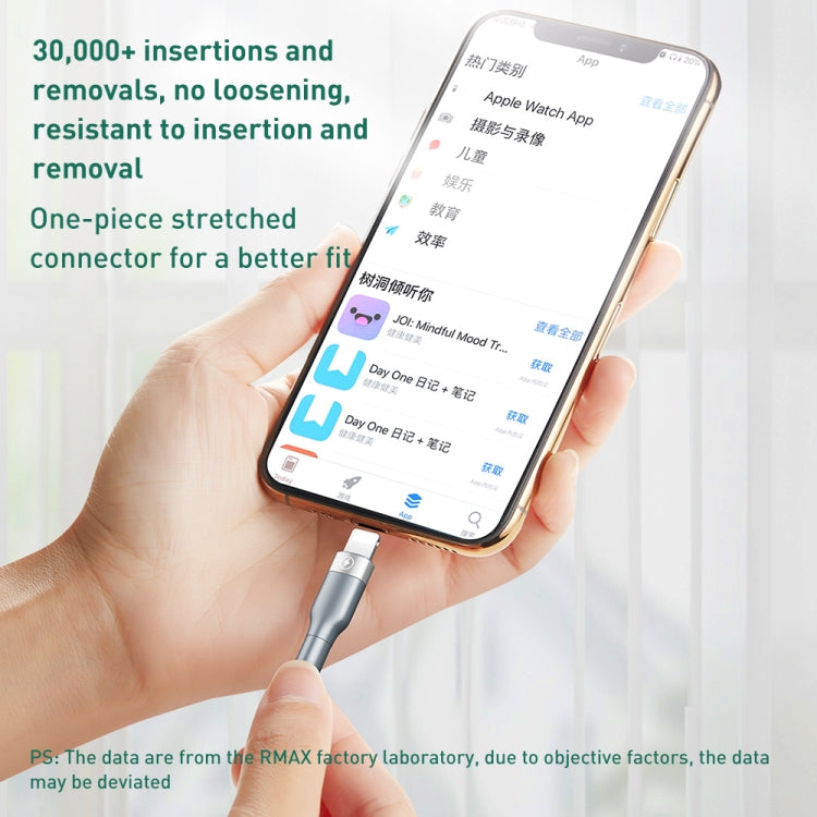 REMAX RC-009i 1m 2.22A USB-C / Type-C to 8 Pin 20W PD Fast Charging Data Cable — Type-C to 8 Pin 20W