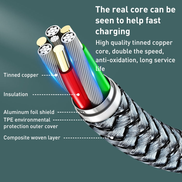 REMAX RC-009i 1m 2.22A USB-C / Type-C to 8 Pin 20W PD Fast Charging Data Cable — view 6