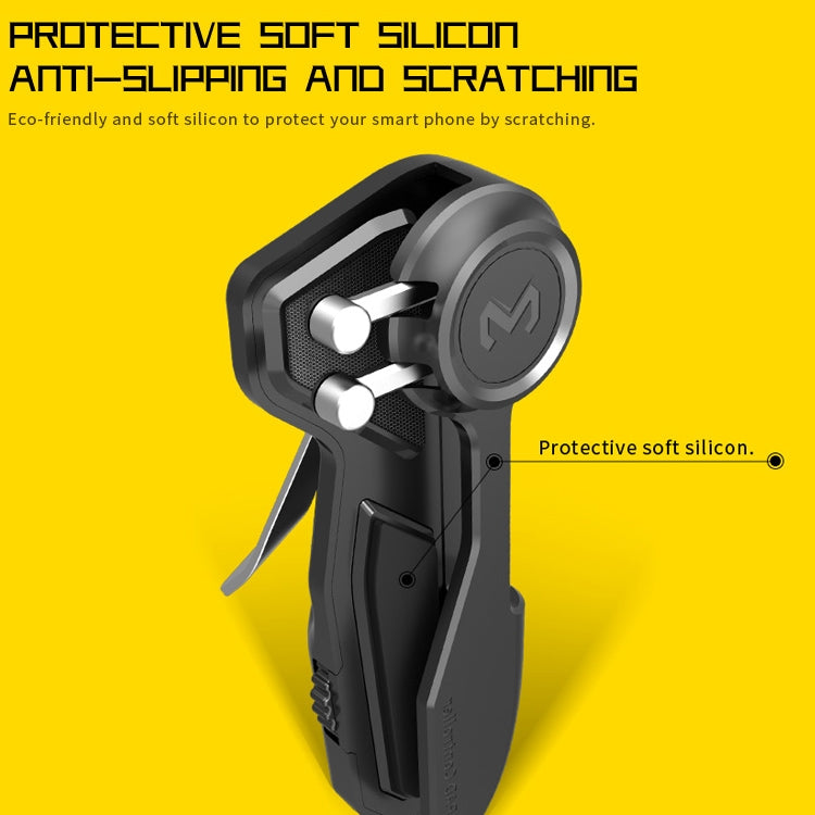 MeMo AKpad6K Snap-on Six Finger Linkage Trigger Imitation Shooting Game Controller for Tablet PC, One Pair