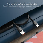 IVON CA87 USB to Micro USB TPE Fast Charge Data Cable, Cable Length: 1m