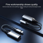 BY206 USB-C / Type-C Male to PD 60W USB-C / Type-C Charging + 3.5mm Audio Female Earphone Adapter