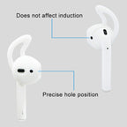 Wireless Bluetooth Earphone Silicone Ear Caps Earpads for Apple AirPods — White