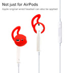 Wireless Bluetooth Earphone Silicone Ear Caps Earpads for Apple AirPods — Black