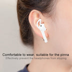 Wireless Bluetooth Earphone Silicone Ear Caps Earpads for Apple AirPods — Pink