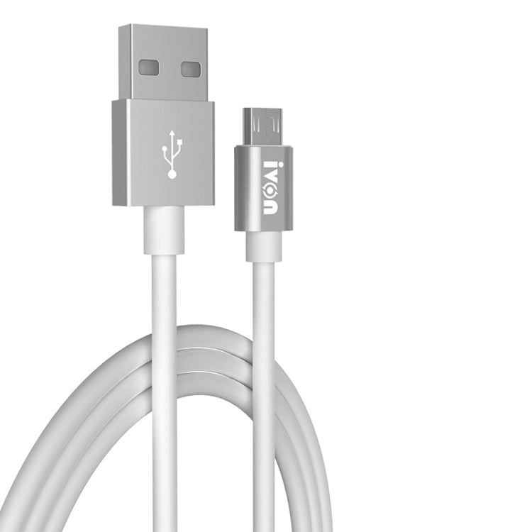 IVON CA73 2.4A Micro USB Fast Charging Data Cable, Length: 2m — Micro USB