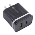 46-A2C2 20W PD + QC3.0 USB Multifunction Fast Charger, US Plug