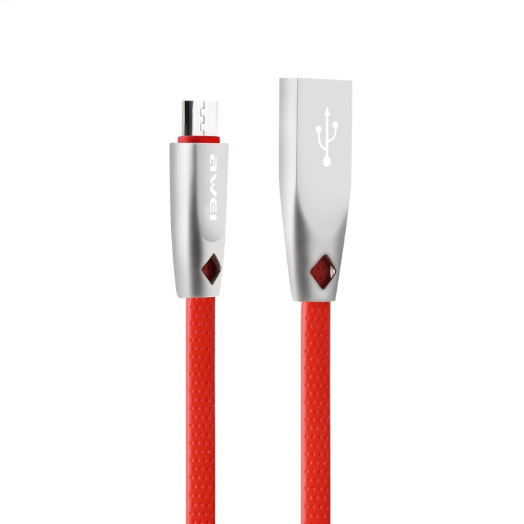 AWEI CL-96 USB to Micro USB Portable TPE + Aluminum Alloy Data Cable, 2A, Length: 1m — view 6