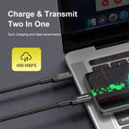 awei CL-117T 1m 5A Type-C to Type-C Fast Charging Cable — view 5