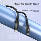 awei CL-117T 1m 5A Type-C to Type-C Fast Charging Cable — view 6