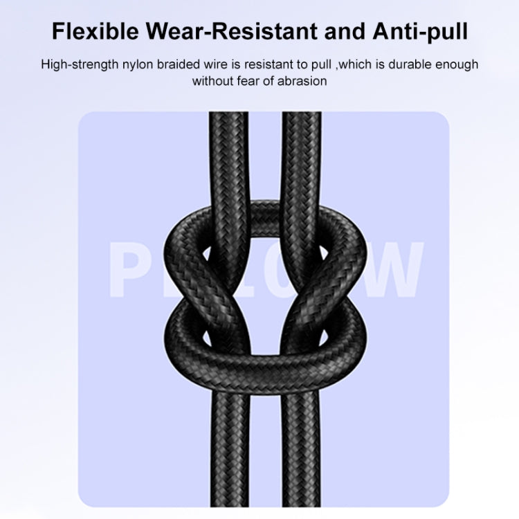 awei CL-117T 1m 5A Type-C to Type-C Fast Charging Cable — view 7