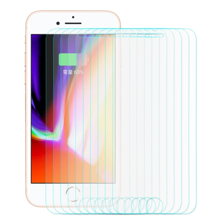 10 PCS ENKAY for iPhone 8 Plus & 7 Plus 0.26mm 9H Hardness 2.5D Curved Tempered Glass Screen Film — For 8P & 7P(10pcs)