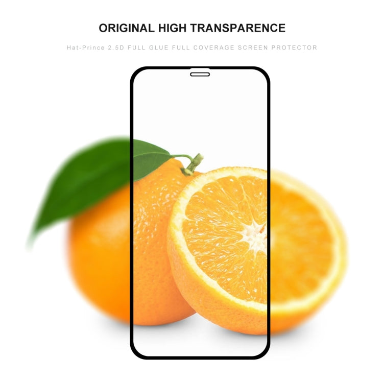 For iPhone XR ENKAY Hat-prince Full Glue 0.26mm 9H 2.5D Tempered Glass Film