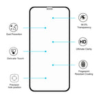 For iPhone XR ENKAY Hat-prince Full Glue 0.26mm 9H 2.5D Tempered Glass Film
