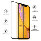 For iPhone XR ENKAY Hat-Prince 0.26mm 9H 6D Curved Full Screen Tempered Glass Film