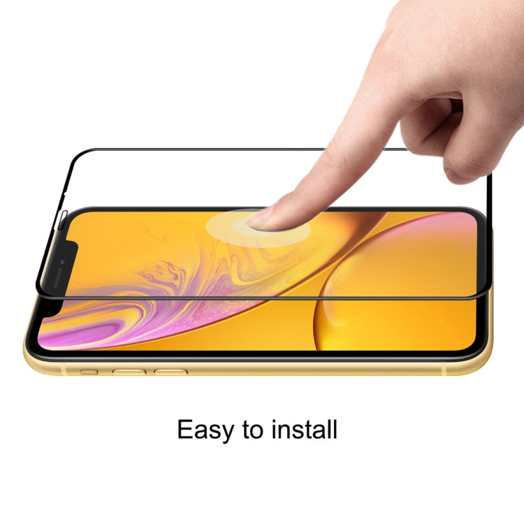 For iPhone XR ENKAY Hat-Prince 0.26mm 9H 6D Curved Full Screen Tempered Glass Film