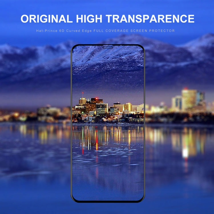 For iPhone XR ENKAY Hat-Prince 0.26mm 9H 6D Curved Full Screen Tempered Glass Film