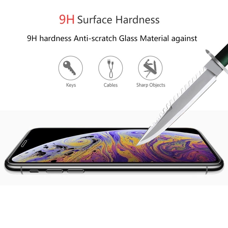 For iPhone 11 Pro Max / XS Max 2pcs ENKAY Hat-Prince 0.26mm 9H 2.5D Tempered Glass Film