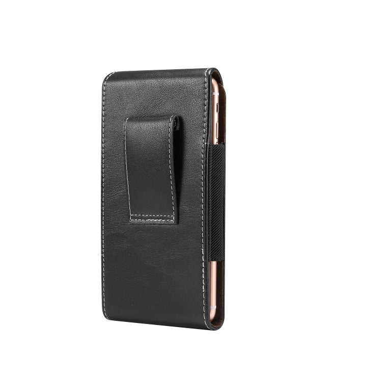 6.0 inch Universal Vertical Lambskin Texture Waist Bag for iPhone XS Max, Galaxy S10+, Huawei P30 Pro