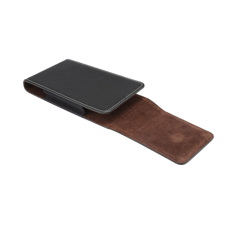 6.0 inch Universal Vertical Lambskin Texture Waist Bag for iPhone XS Max, Galaxy S10+, Huawei P30 Pro