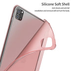 Multi-folding TPU Leather Tablet Case for iPad Pro 11 2022 / 2021 / 2020 / 2018, For iPad Pro 11 2022 / 2021 / 2020 / 2021