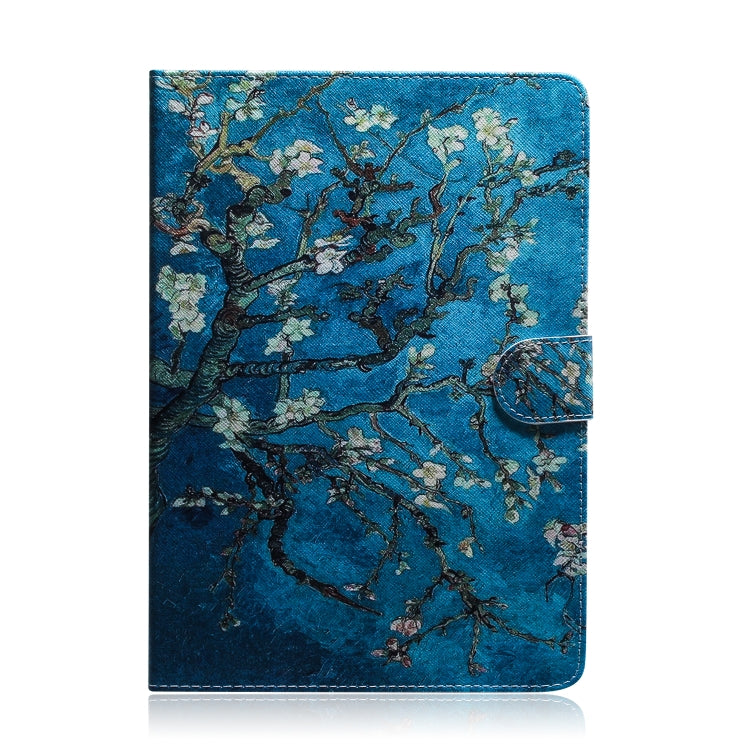 Apricot Blossom Pattern Horizontal Flip Leather Case for iPad Pro 11 inch (2018), with Holder & Card Slot & Wallet
