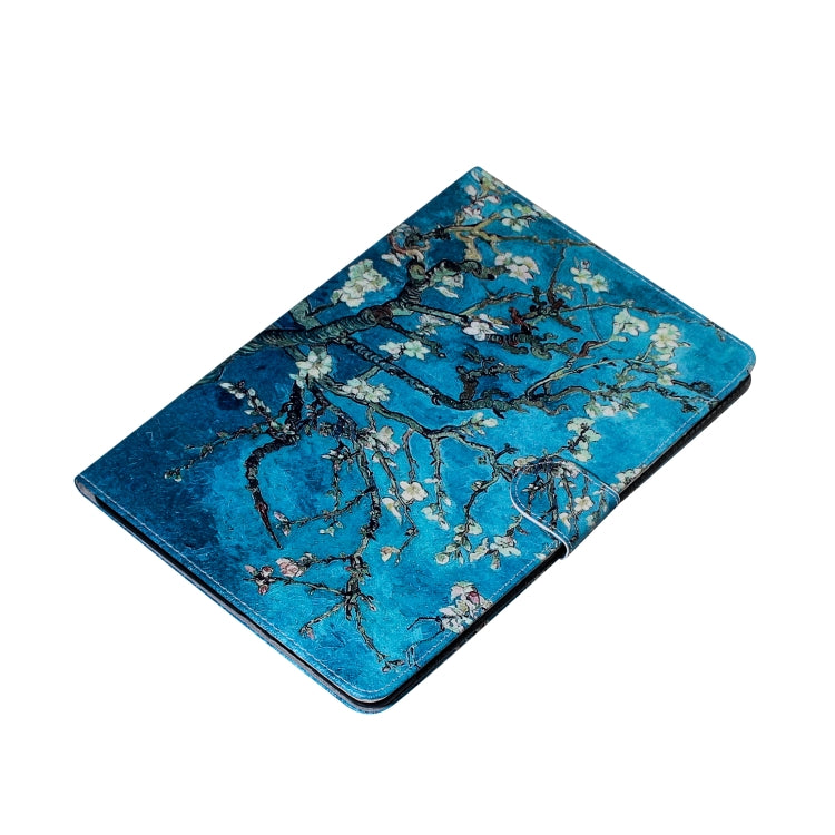 Apricot Blossom Pattern Horizontal Flip Leather Case for iPad Pro 11 inch (2018), with Holder & Card Slot & Wallet