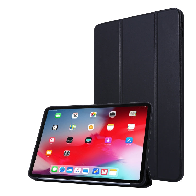 PC + PU Leather Tablet Case with Three-folding Holder, For iPad Pro 11 (2020)