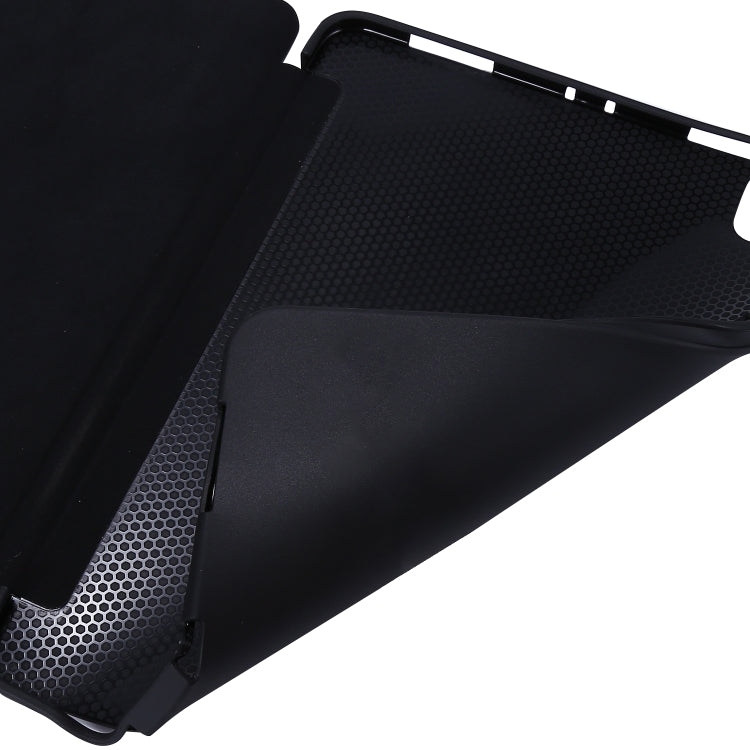 PC + PU Leather Tablet Case with Three-folding Holder, For iPad Pro 11 (2020)